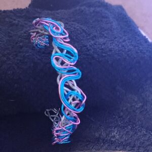 Colorful Wire Wrapped Bracelet